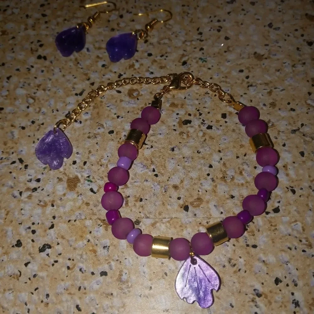 Shell jewelry set - Picture 3 of 6